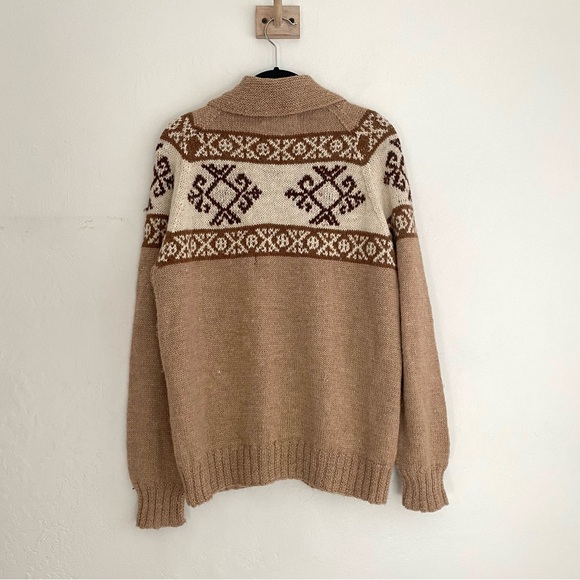 70s Alpaca knit cardigan - Picture 3 of 9